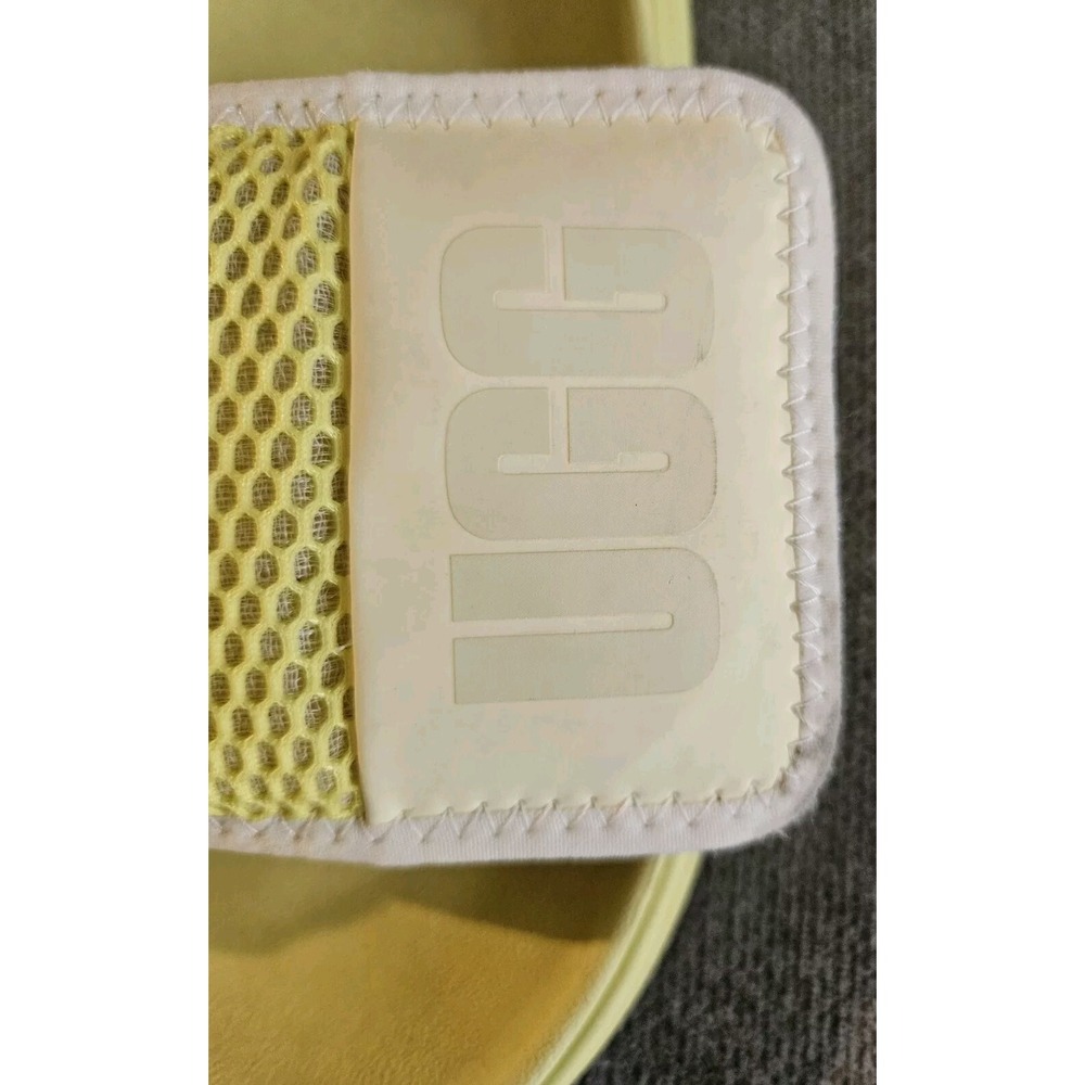 Ugg LA Light Sandals Womens Size 11 Yellow Slides Comfort No Size Tag - Picture 5 of 11